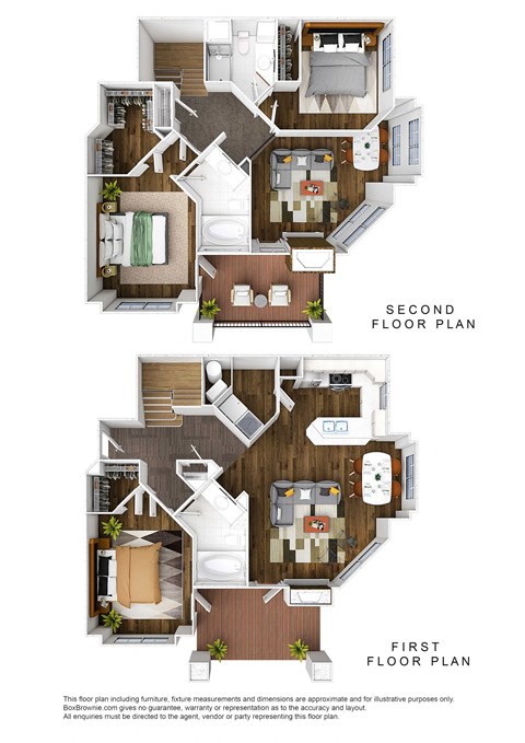 The Bluffs at Highlands Ranch Apartments in Highlands Ranch, Colorado Columbine Floor Plan